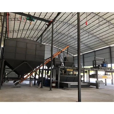 Dây chuyền sản xuất khối thạch cao nhẹ quy mô lớn{0}}